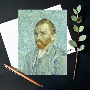 Zelfportret van Vincent Van Gogh Briefkaart