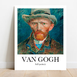 Zelfportret van Vincent Van Gogh Poster