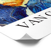 Zelfportret van Vincent Van Gogh Poster (Hoek)