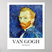 Zelfportret van Vincent Van Gogh Poster (Voorkant)