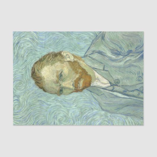 Zelfportret van Vincent Van Gogh Tissuepapier (Voorkant)