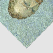 Zelfportret van Vincent Van Gogh Tissuepapier (Detail)
