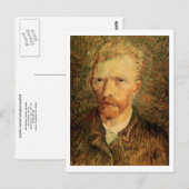 Zelfportret, Vincent van Gogh Briefkaart (Voorkant / Achterkant)