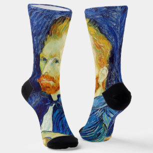 Zelfportret Vincent van Gogh, Klassieke Kunst Repr Sokken