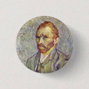 Zelfportret Vincent Willem van Gogh Ronde Button 3,2 Cm