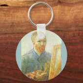 Zelfportret voor het ezel, Vincent van Gogh Sleutelhanger (Voorkant)
