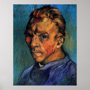 Zelfportret zonder baard van Vincent van Gogh Poster
