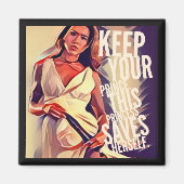 Zelfreddende prinses magneet (Voorkant)