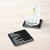ZELFRESPECT - MOTIVATIE DRANKJES ONDERZETTER (Rechterzijde)
