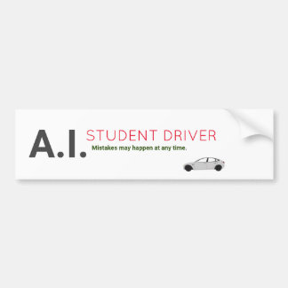Zelfrijdende Bumpersticker