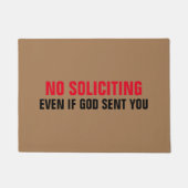 Zelfs als God je stuurde Deurmat (Voorkant)