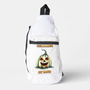 Zelfs baddies krijgen Saddies Evil Pumpkin Sling Bag