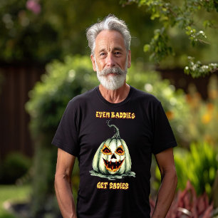 Zelfs baddies krijgen Saddies Evil Pumpkin T-shirt