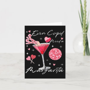 Zelfs Cupido heeft een Margarita nodig op Valentij Kaart