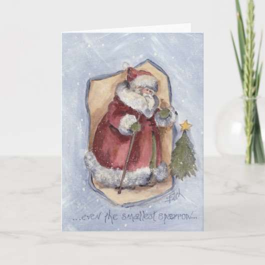 ZELFS DE KLEINSTE MUS FEESTDAGEN KAART (Voorkant)