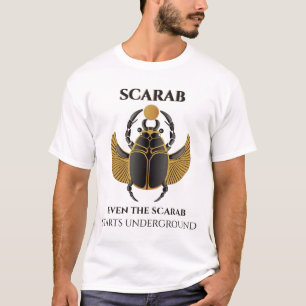 Zelfs De Scarabee Begint Ondergronds · Heilige Sca T-shirt