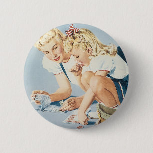 Zelfs een klein beetje kan NU helpen Ronde Button 5,7 Cm