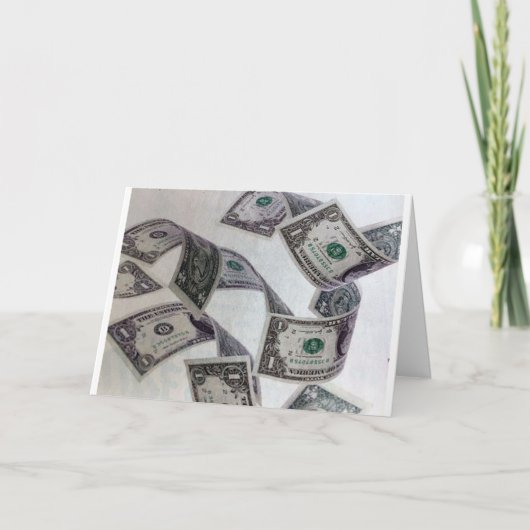 ZELFS HET GELD IS GEMAKKELIJK **UW TWEEDE DAG** KAART (Voorkant)