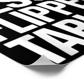 Zelfs Jezus draaide tafels om Grappige Jezus houdt Poster (Hoek)