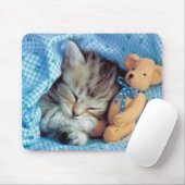 Zelfs Kittens Love Teddybberen Muismat (Met muis)