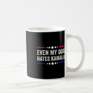 Zelfs mijn hond haat Kamala Harris 2024 Amerikaans Koffiemok