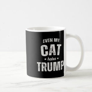 Zelfs mijn kat heeft een hekel aan Trump Anti Pres Koffiemok