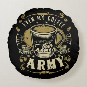 Zelfs mijn koffie is sterker dan het leger rond kussen