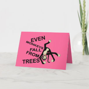 Zelfs Monkeys Funny "Ik ben sorry" Greetings Card Kaart