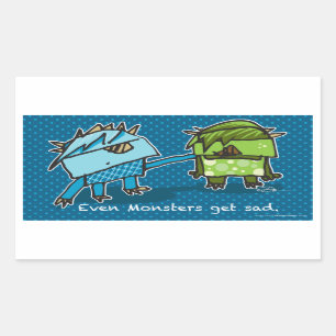 Zelfs Monsters krijgen sad stickers