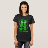 Zelfs niet op afstand Iers Drink bier Drink St Pat T-shirt (Voorkant volledig)