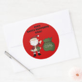 ZELFS SANTA ONDERSTEUNT KOLEN! sticker (Envelop)