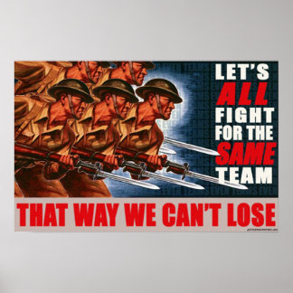 Zelfs teams poster