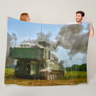 ZELFSTANDIG HOWITZER - M109 Paladin Fleece Deken