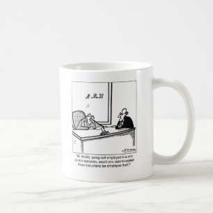 Zelfstandige en werknemersdiefstal koffiemok
