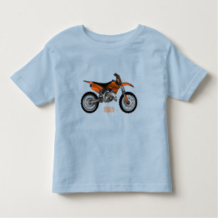 Zelfstandige motorfiets voor gebruik buiten de weg kinder shirts