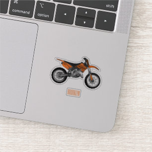 Zelfstandige motorfiets voor gebruik buiten de weg sticker