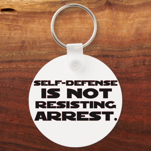 Zelfverdediging4 Sleutelhanger (Voorkant)