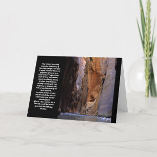 zelfvergeving notitiekaartje