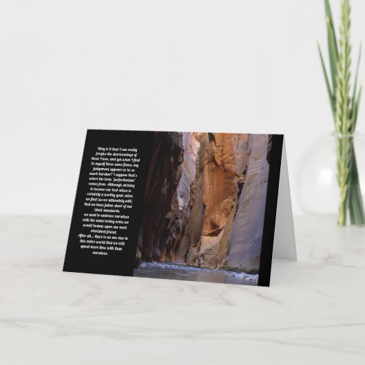 zelfvergeving notitiekaartje (Voorkant)