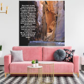 Zelfvergiffenis Inspirerend Canvas Afdruk (Insitu (Woonkamer))