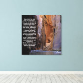 Zelfvergiffenis Inspirerend Canvas Afdruk (Insitu (Houten vloer))