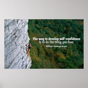 Zelfvertrouwen Inspirerend Poster afdrukken