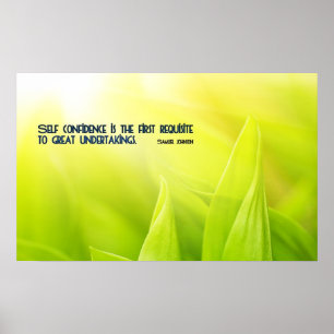 Zelfvertrouwen Motivatie Poster prijsopgave afdruk