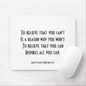 Zelfvertrouwen Muismat (Met muis)