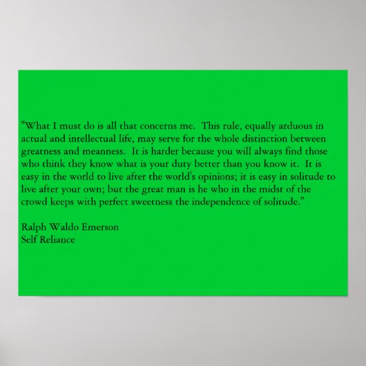 Zelfvertrouwen Poster (Voorkant)