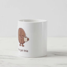 Zelfverzekerde Koffieboon Karakter
