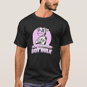 Zelfvoldane Koe Kreeg Koekjes T-shirt