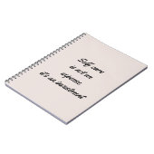 Zelfzorg is geen uitgave notitieboek (Linkerzijde)