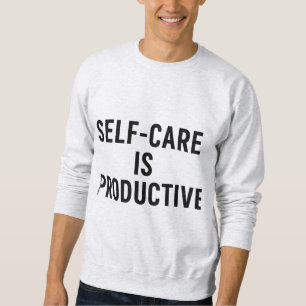 Zelfzorg is productief – de minimalistische motiva trui