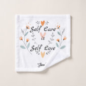 Zelfzorg is zelfliefde: omarm jezelf bad handdoek (Wasdoekje)